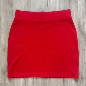 Red Women's Skirt